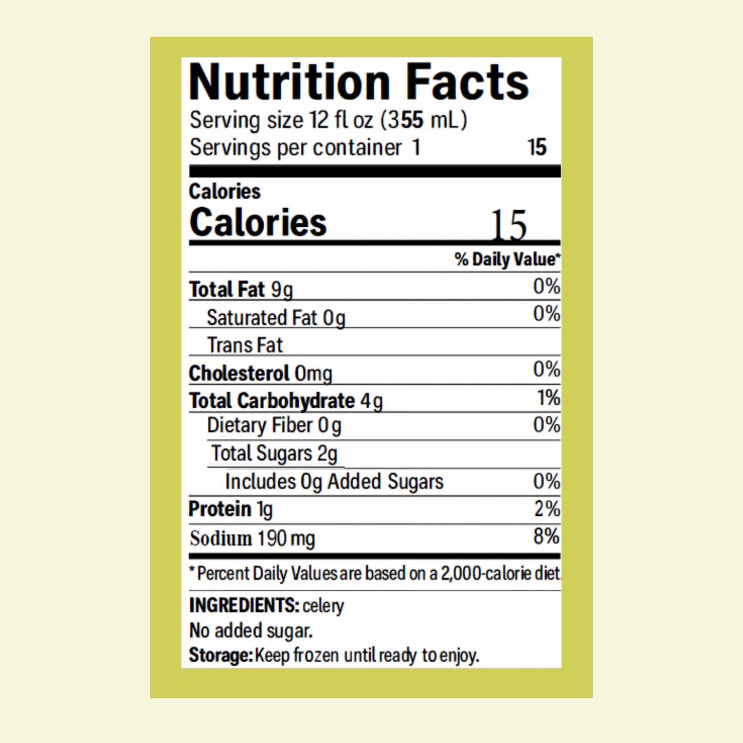 Pure Celery (6-pack)