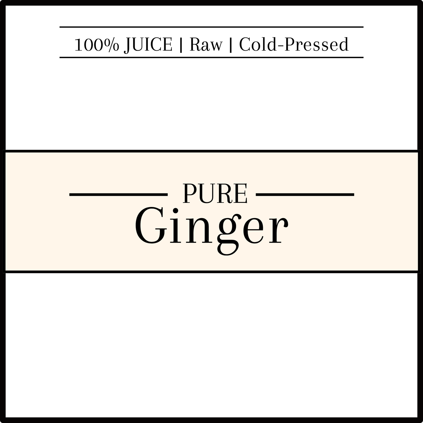 Pure Ginger Shot