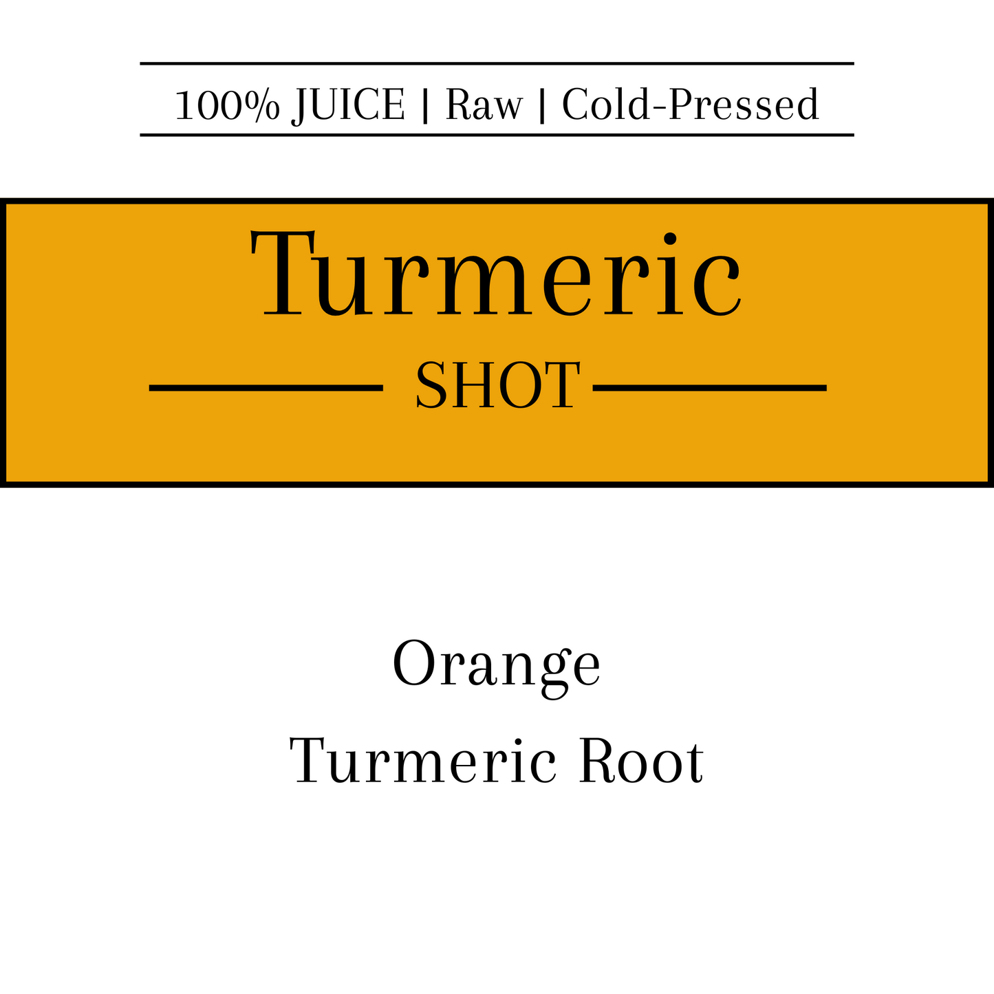 Turmeric Shot